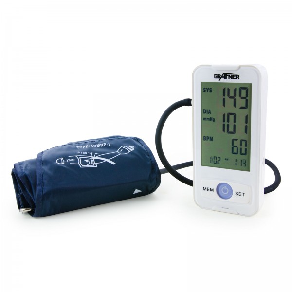 Grafner® digitales Blutdruckmessgerät für den Oberarm vollautomatische Blutdruck und Pulsmessung