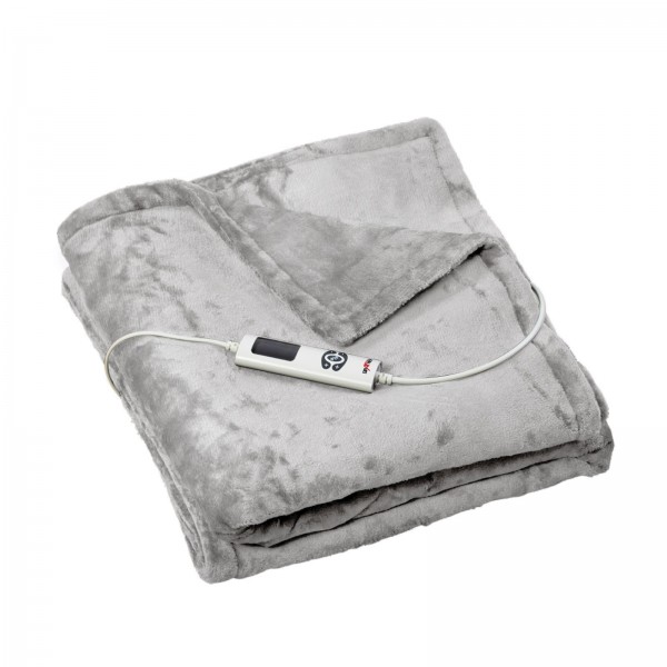 Grafner Wärmedecke Flannel Fleece 180 x 130 cm WD10964 light grey